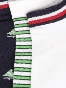 Tommy Hilfiger Men Pack Of 3 Patterned Ankle Length Socks