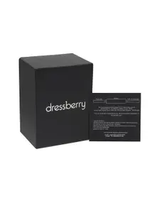 DressBerry White Women Embellished Bracelet Style Straps Analogue Watch HOBDB-211-GD-WH