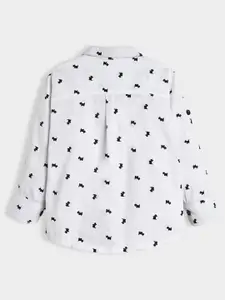 MiArcus Infant Boys Conversational Printed Cotton Casual Shirt