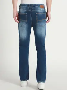 Dennis Lingo Men Mid-Rise Straight Fit Clean Look Light Fade Stretchable Jeans