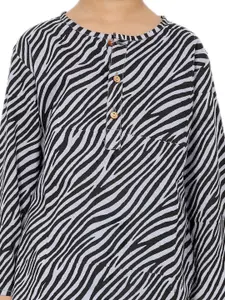 BAESD Girls Pack Of 2 Printed Long Sleeves Pure Cotton Night suits