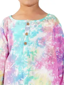 BAESD Girls Pack Of 2 Printed Night suit