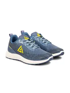 OZZOH Men Textured Lace-Up Running Shoes
