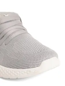 OZZOH Men Textured Lace-Up Running Shoes