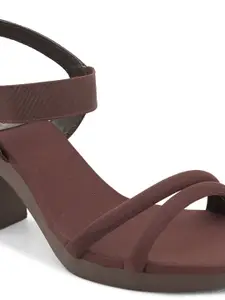 XE Looks Open Toe Block Heels