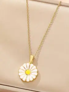 EL REGALO Floral Pendants with Chains
