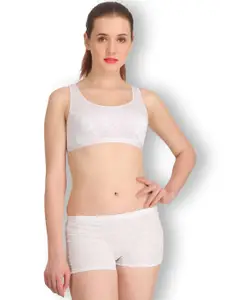 SELFCARE Pack Of 2 Full Coverage Non Padded Activewear Workout Bra - All Day Comfort