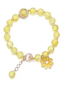 EL REGALO Artificial Beads Elasticated Bracelet