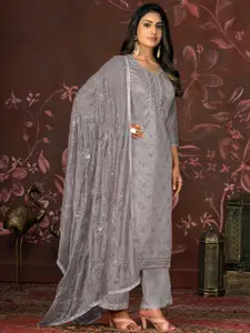 MANVAA Floral Printed Unstitched Dress Material