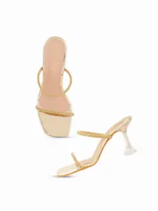 DressBerry Printed Block Pumps