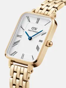Daniel Wellington Women Stainless Steel Bracelet Style Straps Analogue Watch DW00100688K