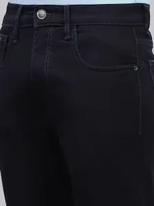 Monte Carlo Men Clean Look Mid-Rise Straight Fit Jeans