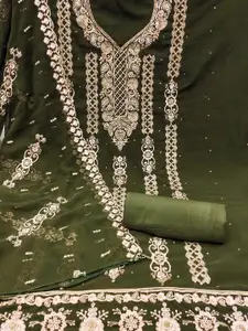 Panzora Embroidered Unstitched Dress Material