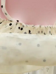 INCLUD Girls Polka Dot Printed Pinafore Dress