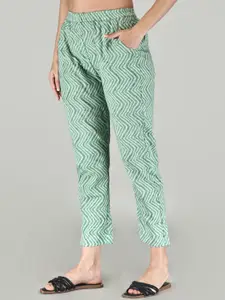 JVSP FASHION Floral Printed Mandarin Collar Pure Cotton Night suit