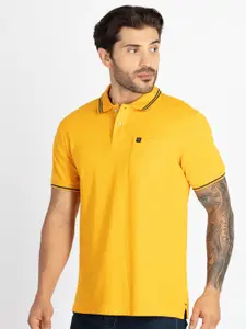 Status Quo Polo Collar Pure Cotton Slim Fit T-shirt