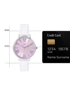 DressBerry Women Dial & Leather Straps Analogue Watch