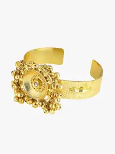 Anouk Women Brass Gold-Plated Cuff Bracelet