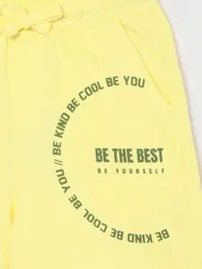 Fame Forever by Lifestyle Boys Typography Printed Pure Cotton Shorts