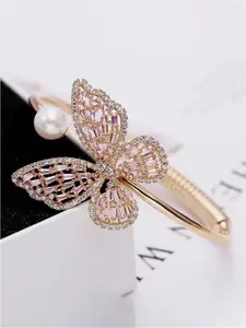 DressBerry Gold-Plated Cuff Bracelet