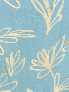 Melange by Lifestyle Ethnic Motifs Mandarin Collar Regular Sleeves Kurti