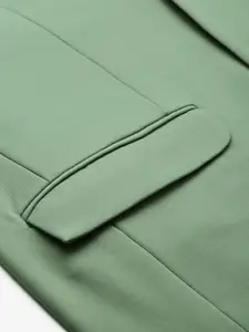 SHOWOFF Slim-Fit Notched Lapel Collar Single-Breasted Blazer