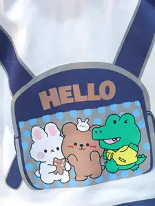 INCLUD Boys Printed T-shirt With Shorts