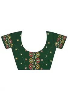 Saree mall Bandhani Zari Poly Chiffon Sarees