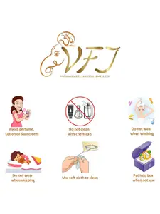 Vighnaharta Gold-Plated Contemporary Pendants with Chains