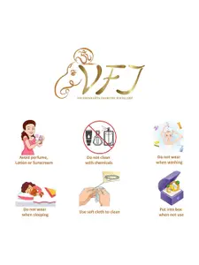 Vighnaharta Gold-Plated Heart Shaped Pendants with Chains