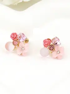 VAGHBHATT Floral Studs Earrings