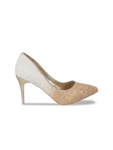 Metro Embellished Pointed Toe Slim Heeled Pumps