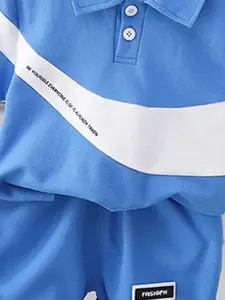 INCLUD Boys Colourblocked T-shirt with Shorts