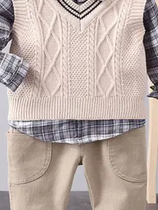 INCLUD Boys T-shirt and Shirt with Trousers