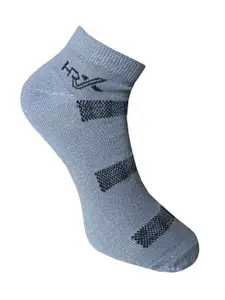HRX by Hrithik Roshan Men Pack of 10 Striped Ankle Length Socks