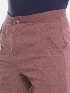 Campus Sutra Men Mid-Rise Solid Regular Shorts