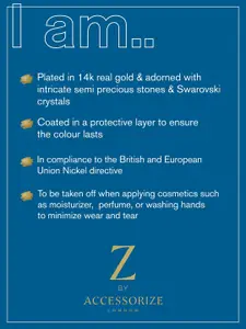 Accessorize Gold-Plated Initial-Charm Pendants With Chains