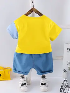 INCLUD Boys Printed T-shirt with Shorts