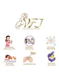 Vighnaharta Gold-Plated Cubic Zirconia Studded Floral Pendant With Chain