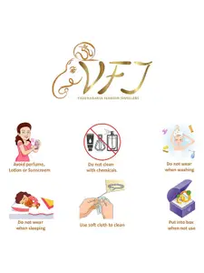 Vighnaharta Gold-Plated Cubic Zirconia Studded Heart Shaped Pendant With Chain