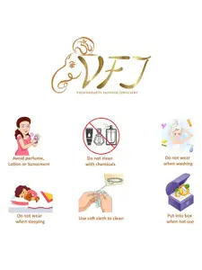 Vighnaharta Gold-Plated Cubic Zirconia Studded Heart Shaped Pendant With Chain