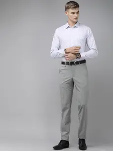 Van Heusen Pure Cotton Slim Fit Checked Formal Shirt