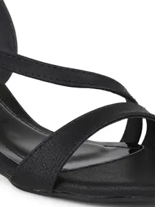 Inc 5 Open Toe Backstrap Slim Heels