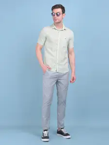 Crimsoune Club Classic Slim Fit Opaque Printed Casual Shirt