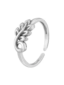 GIVA Rhodium-Plated 925 Sterling Silver Toe Rings