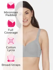 Tweens Pack of 3 Lite Wite Minimiser Support Medium Padded Cotton-Spandex Bra