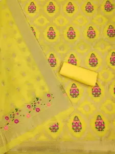 Panzora Ethnic Motifs Woven Design Unstitched Dress Material