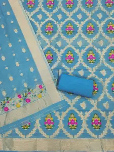 Panzora Ethnic Motifs Woven Design Unstitched Dress Material