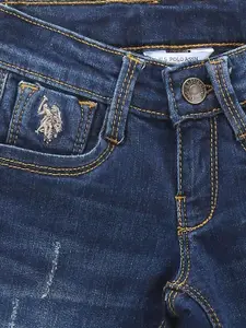 U.S. Polo Assn. Kids Boys Classic Relaxed Fit Light Fade Stretchable Jeans