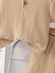 INCLUD Boys Round Neck T-Shirt With Shorts